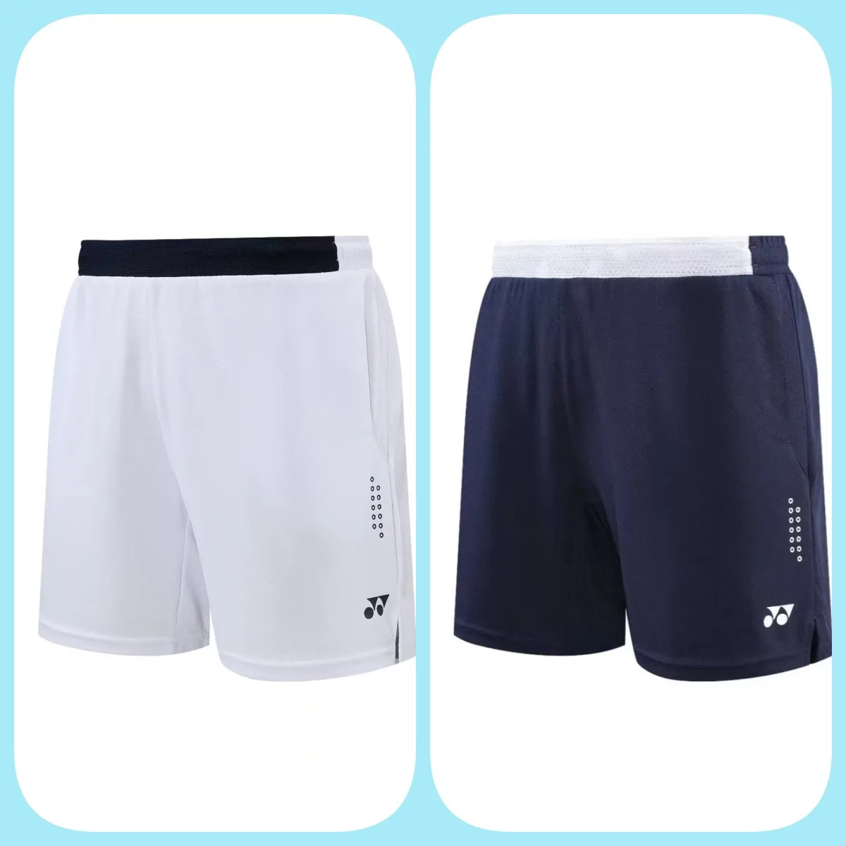 Customized badminton shorts Quick dry breathable light no inside team custom LOGO and name tennis shorts