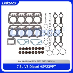 Engine part cylinder head full gasket set Fit 7.3 L V8 Diesel OHV 99F1 For 94-03 Ford 7.3L F250 F350 E350 E550 F59 Econoline