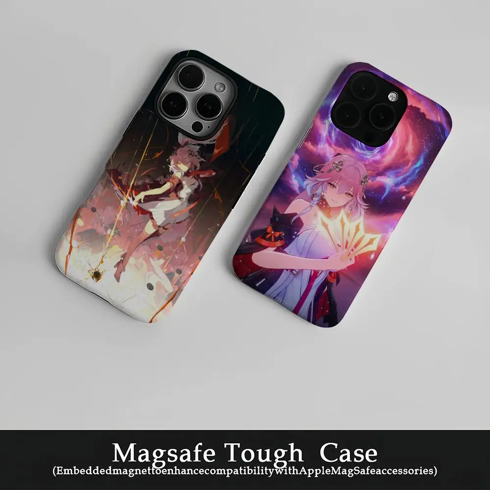 

Cute Changli Phone Case Film Korean INS For IPhone 16 15 14 13 12 11 Pro Max Plus Luxury Magnetic Double-layer Cover