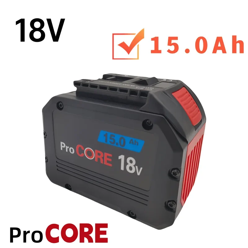 18V 15Ah 100% ยี่ห้อใหม่ 18650 แบตเตอรี่ลิเธียมไอออนแบบชาร์จไฟได้เหมาะสําหรับเปลี่ยนแบตเตอรี่เครื่องมือไฟฟ้าไร้สาย