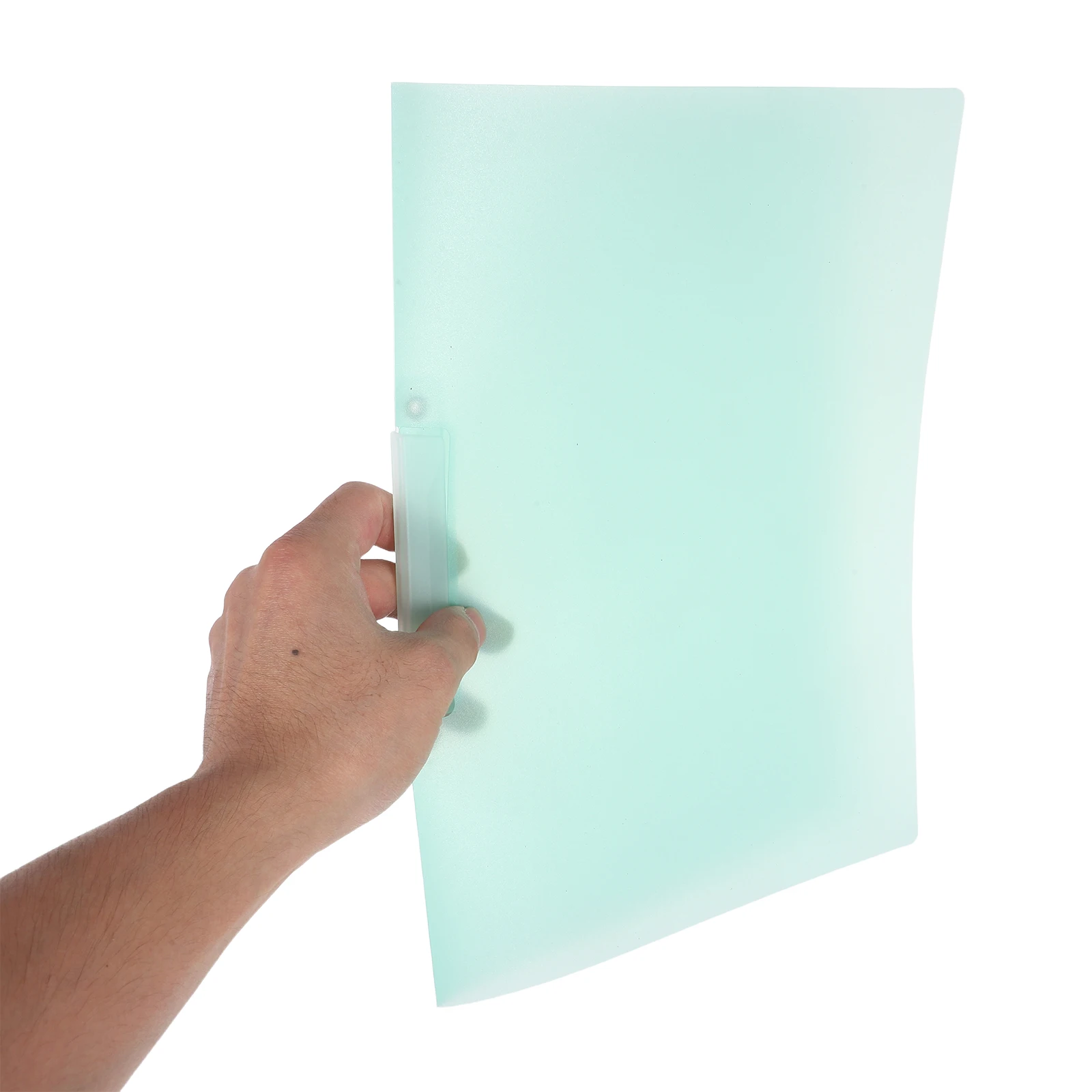 

10pcs Swing Clip Report Folders Portable File Folder Organizer Secure Side Clip Foldable Lightweight Plastic Folder For Office