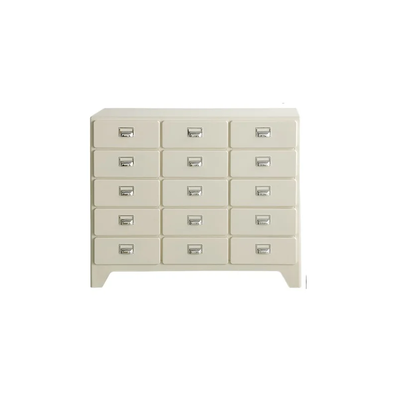 

Metal retro chest, living room, home side cabinet, multi-functional drawer cabinet ins storage storage cabinet