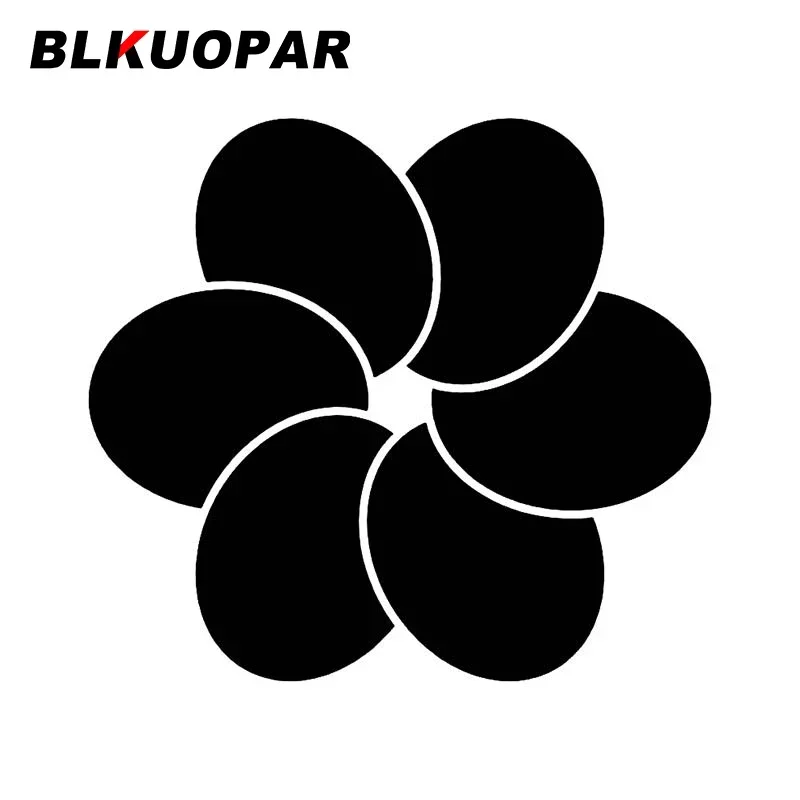 

BLKUOPAR Simple Flowers Decals Vinyl Material Car Stickers Personality Laptop Waterproof Refrigerator Sunscreen Funny Decoration