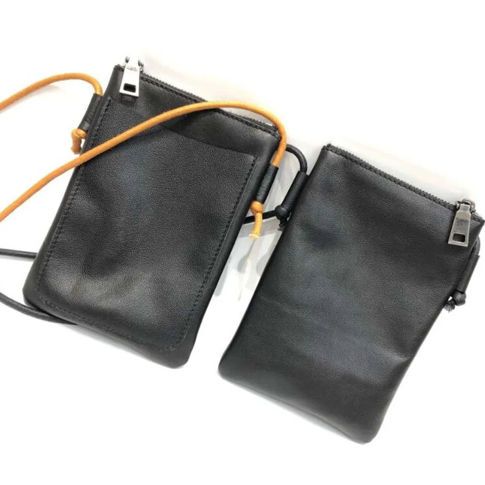 Small Genuine Leather Phone Purse Bag 100% Cowhide Leather Shoulder Bag Mini Women Crossbody Multi Purpose Trendy Purse