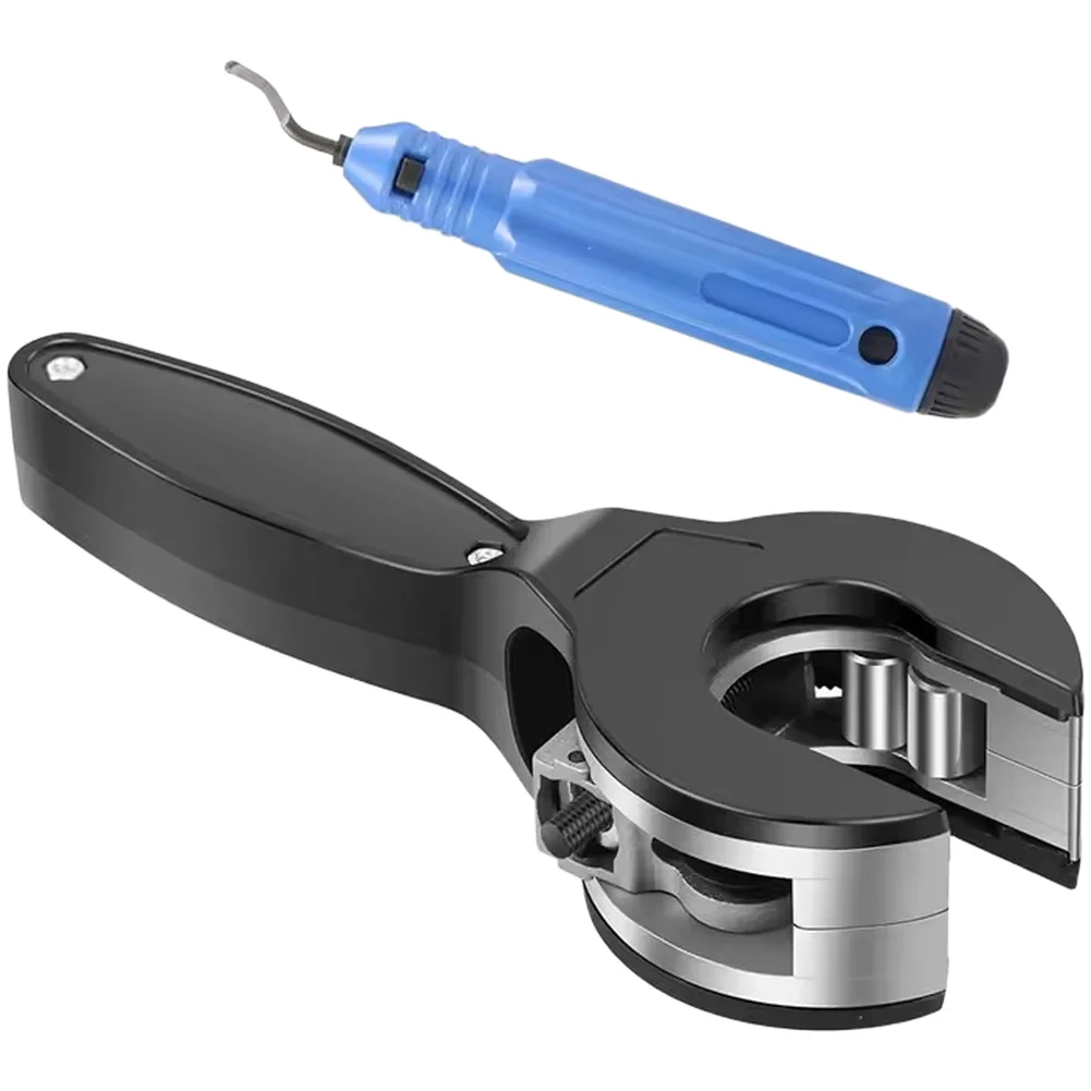 Copper Tube Ratchet Cutter Tool for 8-29mm Diameter Pipes Knob-Operated Blade Exchange Lightweight for On-the-Go Technicians