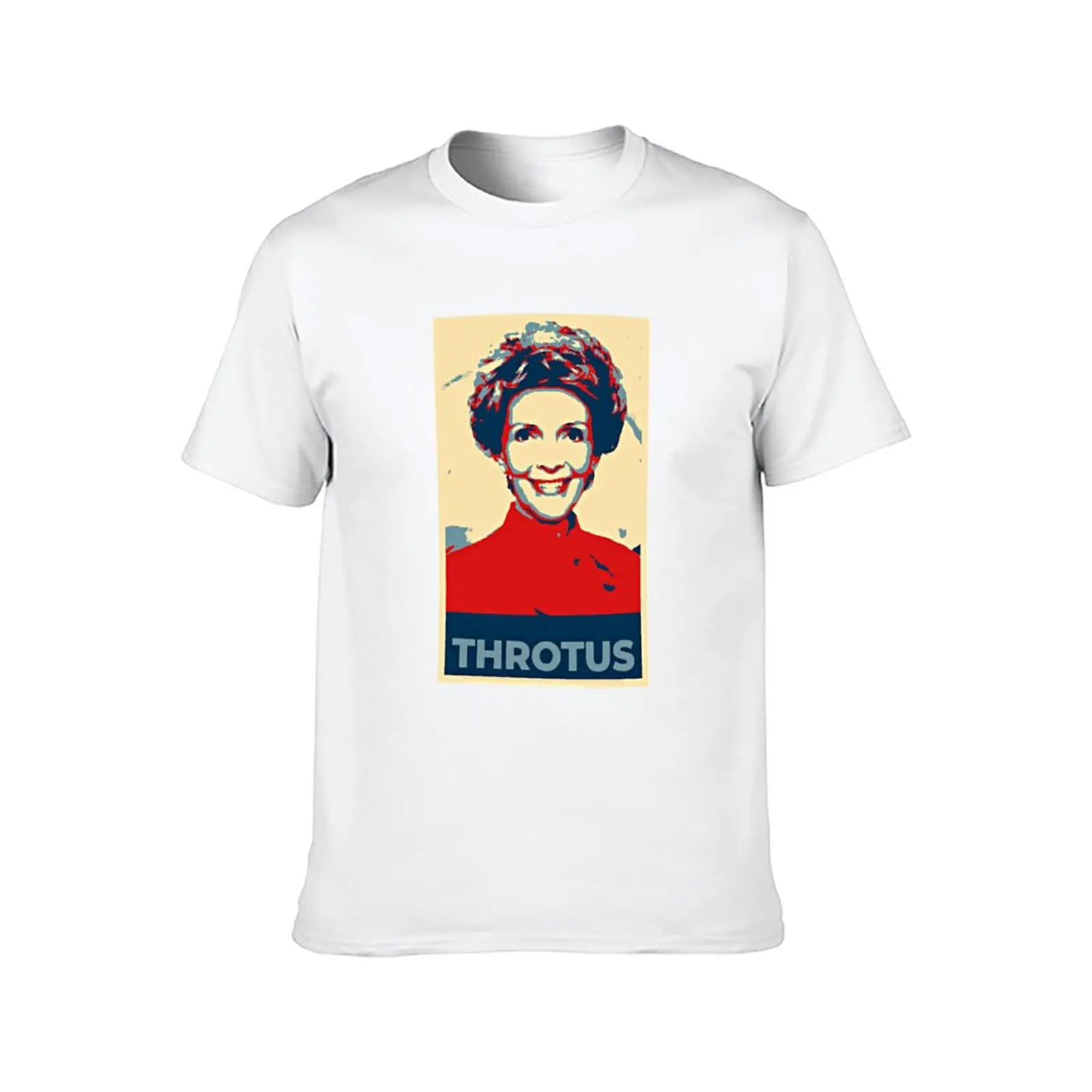 نانسي ريغان التروتوس الحلق الماعز ميمي مضحك الأساسية تي شيرت تي شيرت رجل عادي مضحك تي شيرت رجل تي شيرت