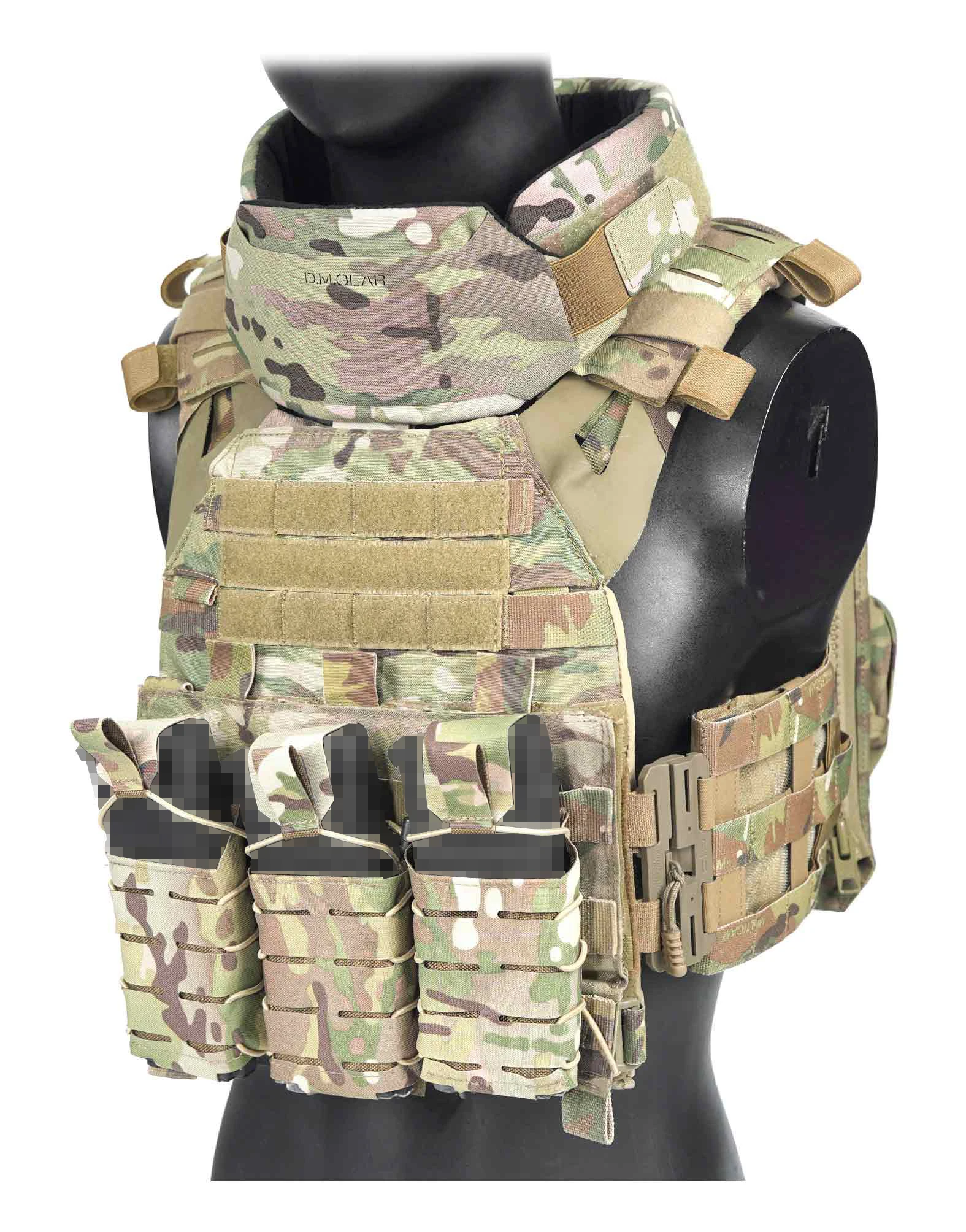 Protezione tattica per il collo, gilet tattico universale per la protezione del collo, accessori da caccia per airsoft (OD