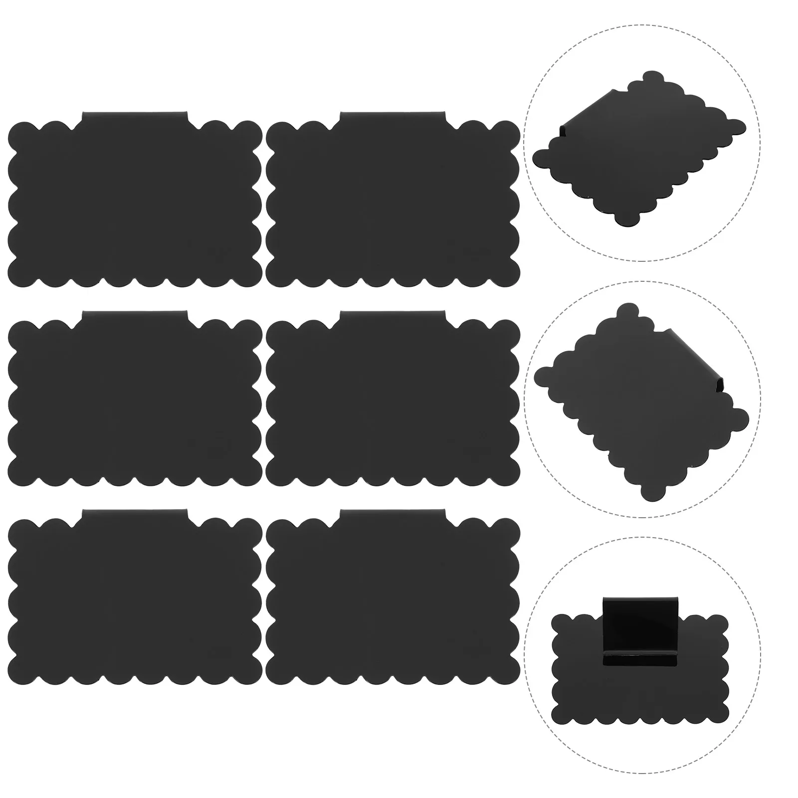 Стираемая наклейка, небольшой держатель для доски, этикетки для банок, пищевой куб, съемные контейнеры для хранения кухонной доски, ПВХ