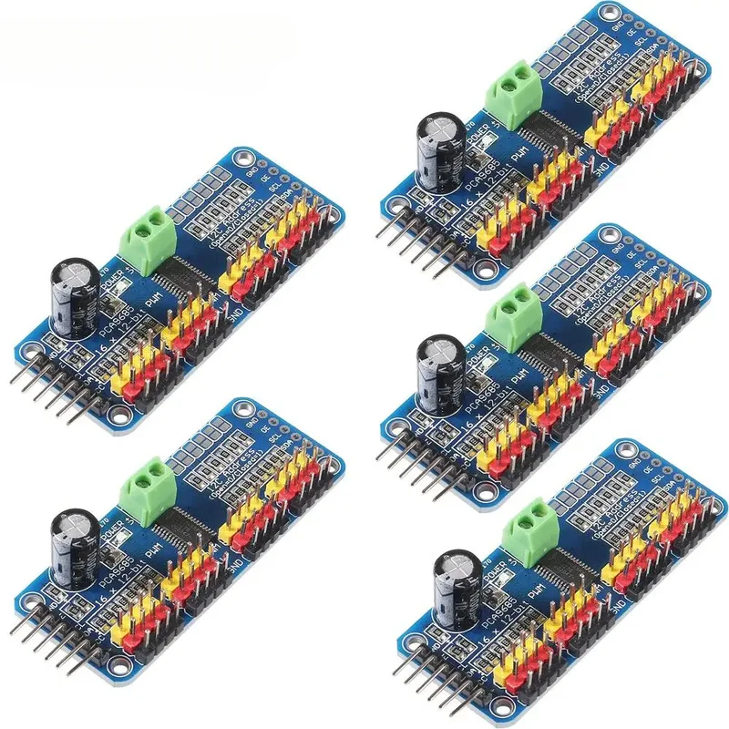 1-5pcs PCA9685 16 Channel 12-bit PWM Servo motor Driver I2C Module Robot