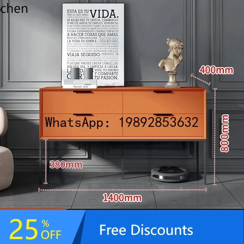 

B1 chest of drawers minimalist modern bedroom storage living room solid wood dining side cabinet drawer locker