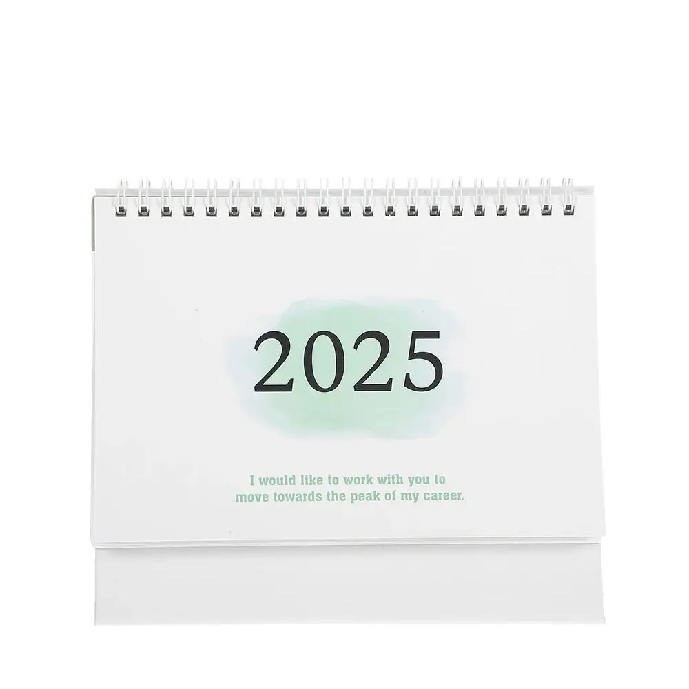 

Creative 2025 Desk Calendar Thick Paper Protable Mini Desktop Calendar Korean style To Do List Table Planner Office Ornaments