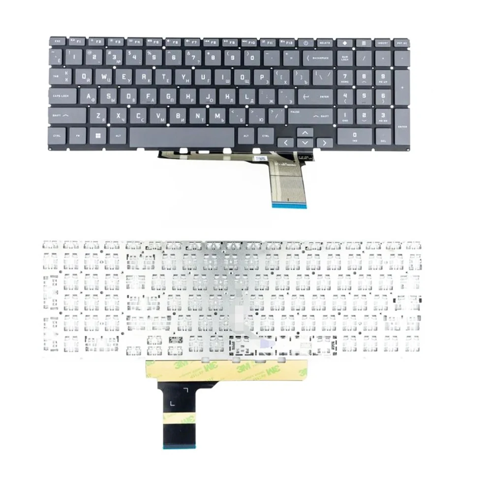 Keyboard For HP Victus 16D 16-D 16T-D000 TPN-Q263 TPN-Q264 16E 16-E 16-E0010NR Gray RU Russian Layout