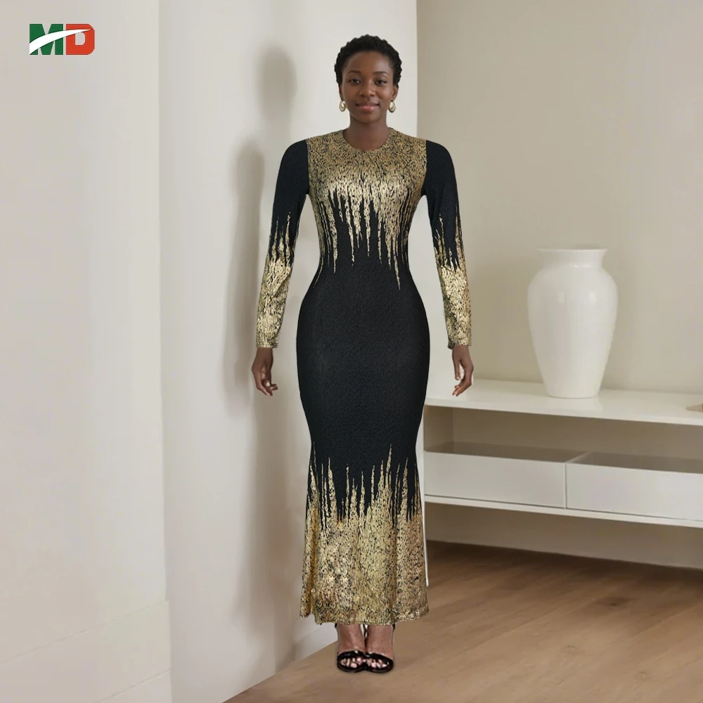 MD الأفريقية تركيا حجم كبير فساتين النساء موضة Dashiki أنقرة بوبو رداء فام Musulmane سيدة أفريقيا ملابس حفلات الزفاف