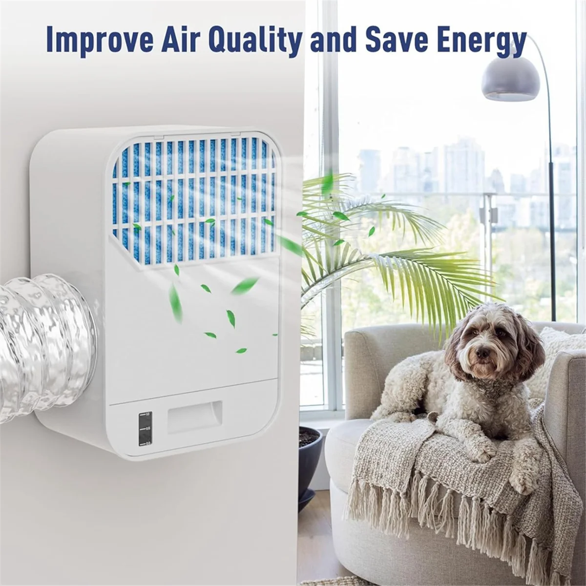 

AAA87 3-in-1 Indoor Dryer Vent Kit for Electric Dryer,Filter and Water Drawer System, Eiminate Lint Dust,for Electric Dryers