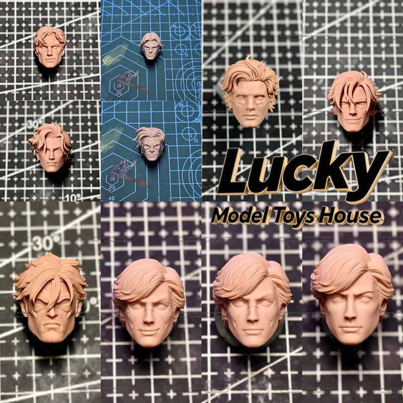 Accesorio de juguete modelo de cabeza sin pintar de Nightwing Assistant Dick Grayson, escala 1/12, para personalización de cuerpos de 6 pulgadas ML Mezco y 7 pulgadas McFarlane
