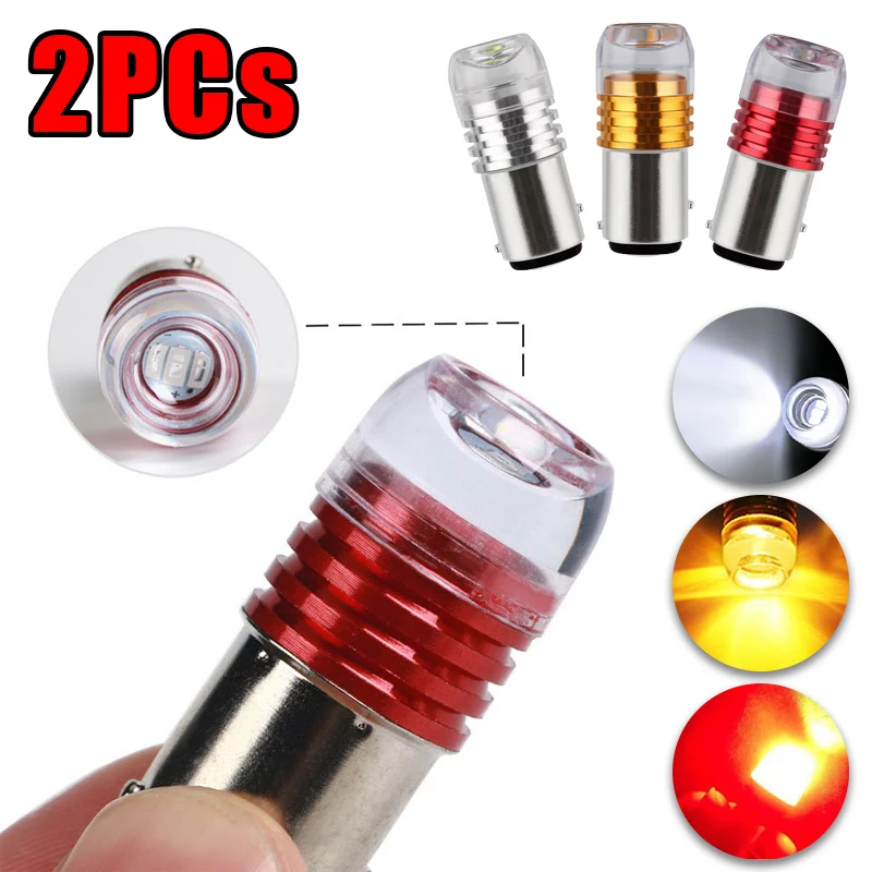 2Pcs Car Strobe Flashing Light Turn Signal Brake Bulb 1157 5730 3SMD LED Moto Car Tail Brake Projector Lamp Auto Accessories