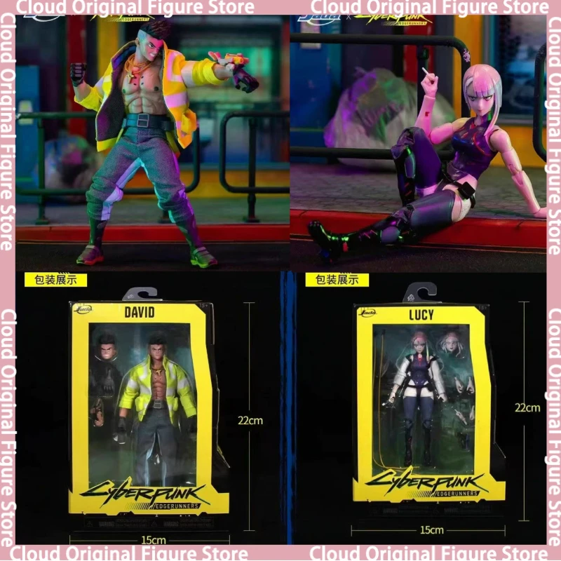 

In Stock Jada Toys Cybernet Cybernet Punk David Lucy Action Collectible Model Collection Doll Toys Gift Hobby