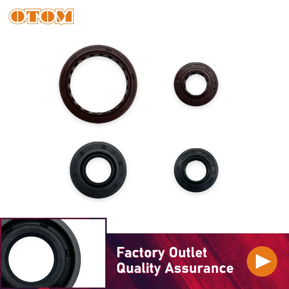 Kit de sello de aceite Motocoss NBR, eje de cambio de marchas, palanca de empuje de embrague, junta tórica de cigüeñal para KEWS LONCIN YBS300 YB300H