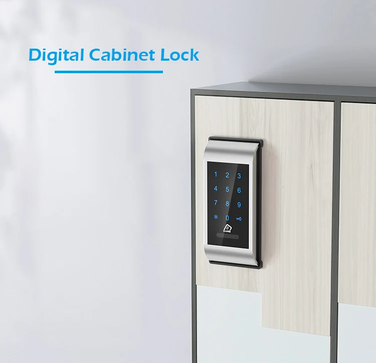Intelligente Tastatur RFID Elektronische Schrank Umkleide Sauna Lock für Home Gym Schule Spa Schrank Tür – Detail 1
