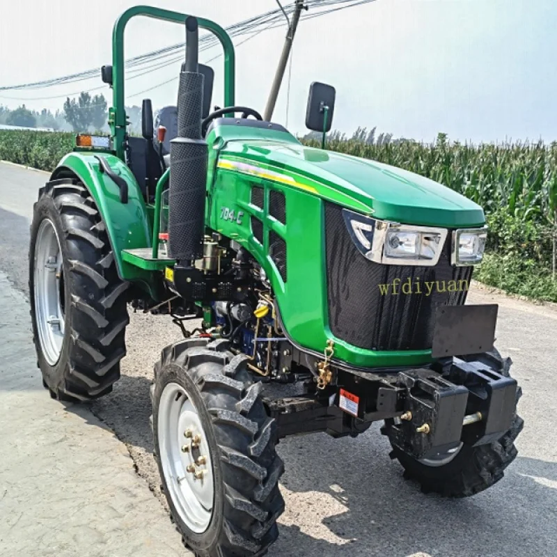 Cheap:4x4 70hp sunshade tracteur agricole tractor agricultural traktor mini trator diyuan brand