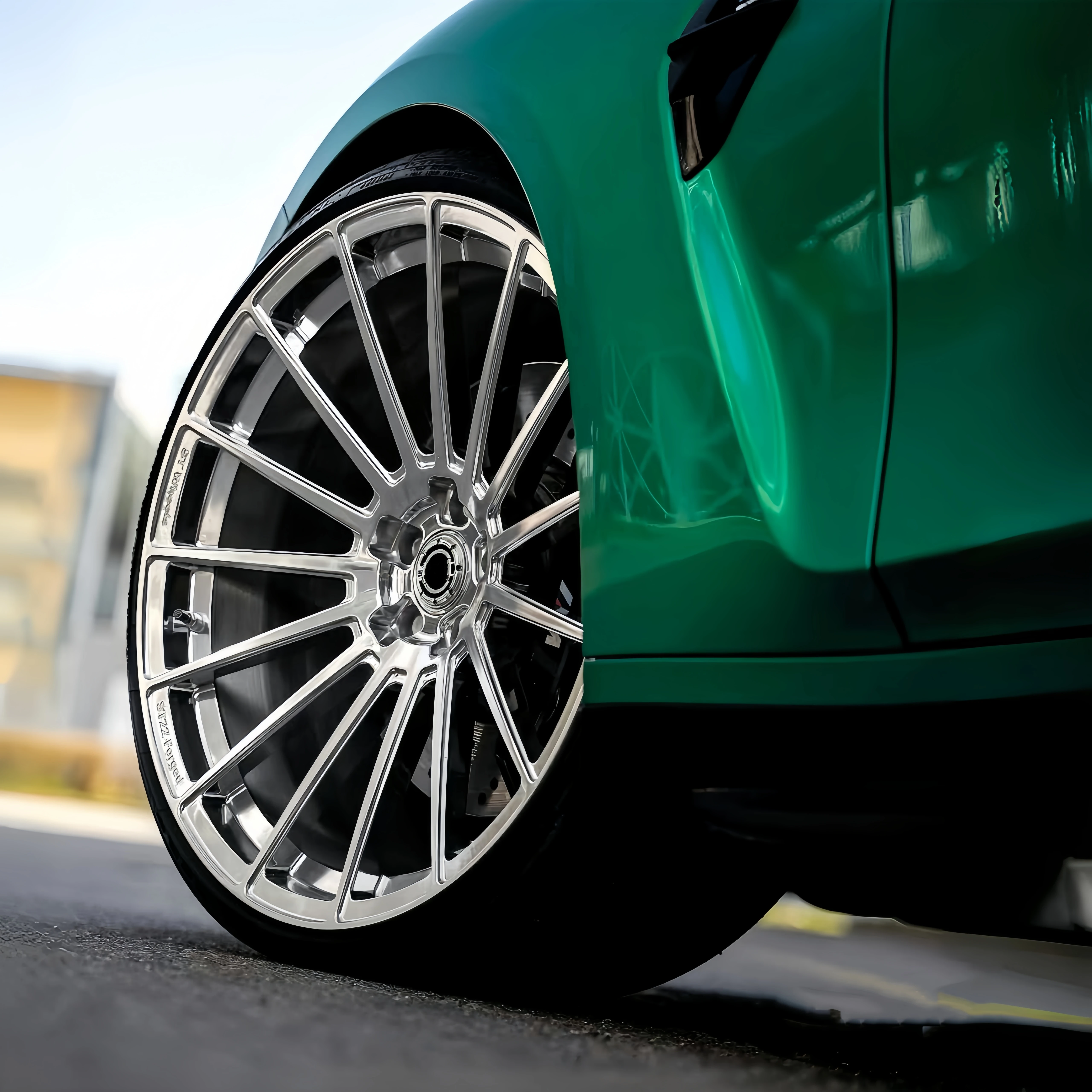 Custom Hyper Silver Painted Forged Alloy Wheels 5x114.3 5x120 19-22 Inch Modified Passenger Car Rims