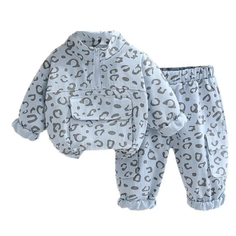 

New Spring Autumn Fashion Baby Girls Clothes Suit Children Boys Jacket Pants 2Pcs/Sets Toddler Casual Costume Kids Tracksuits