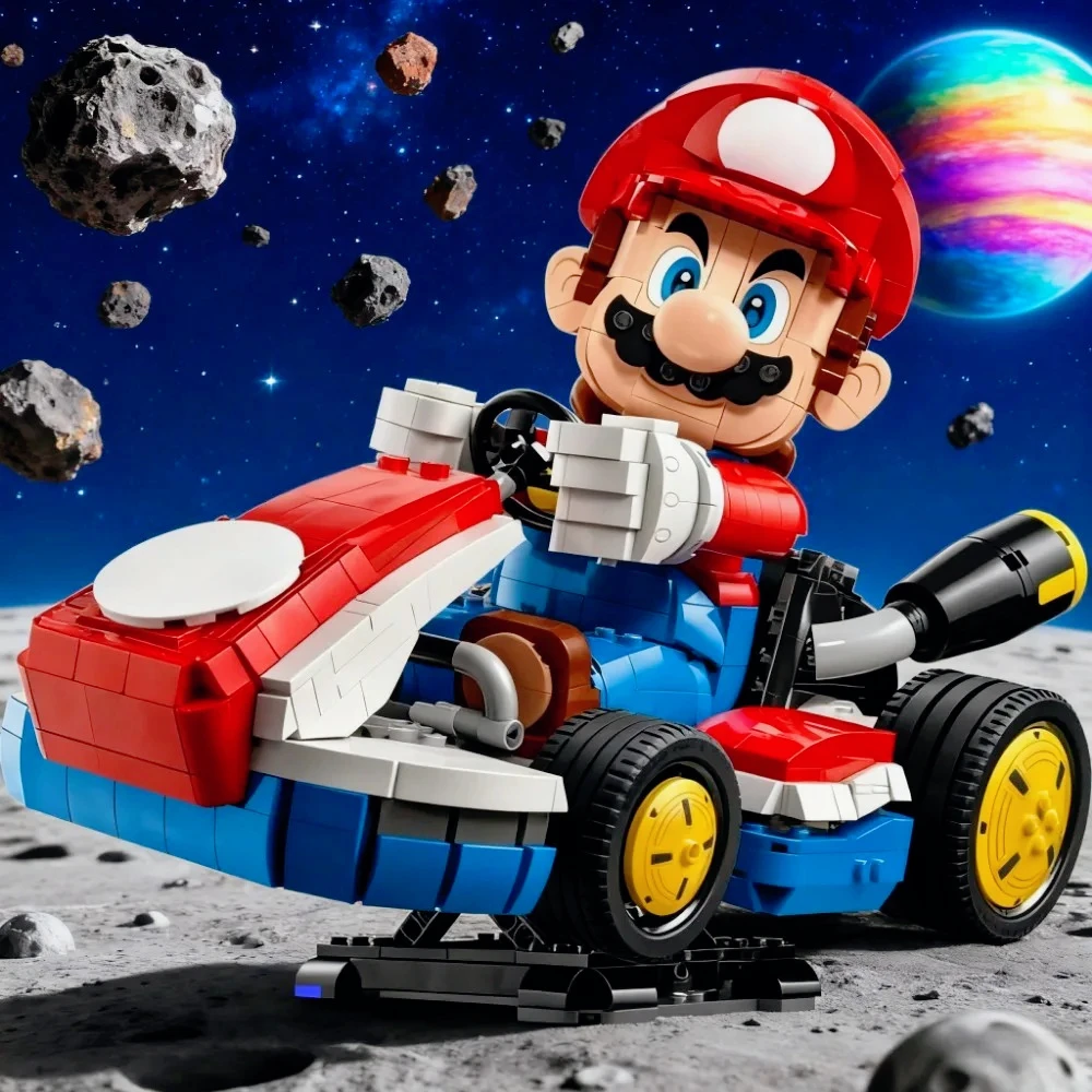 2025 NEUE 72037 Standard Modell Bausteine Klassisches Spiel Racing Auto Montage Ziegel Spielzeug für Kinder Weihnachten Geburtstag Geschenk