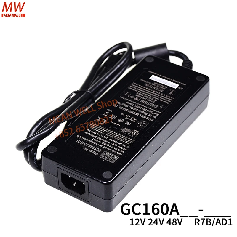 MEAN WELL 160W Single Output Rechargeable Battery Charger GC160A12-R7B GC160A24-R7B GC160A48-R7B AD1 Energy Saving Power Adapter