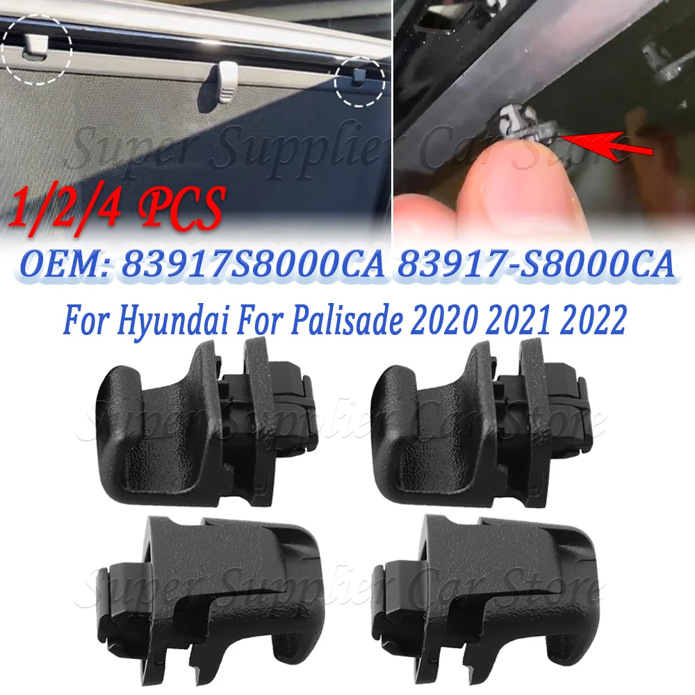 

Interior Rear Door Curtain Hook Clip For Hyundai For Palisade 2020 2021 2022 Curtain Sunshade Clip 83917S8000CA 83917-S8000CA