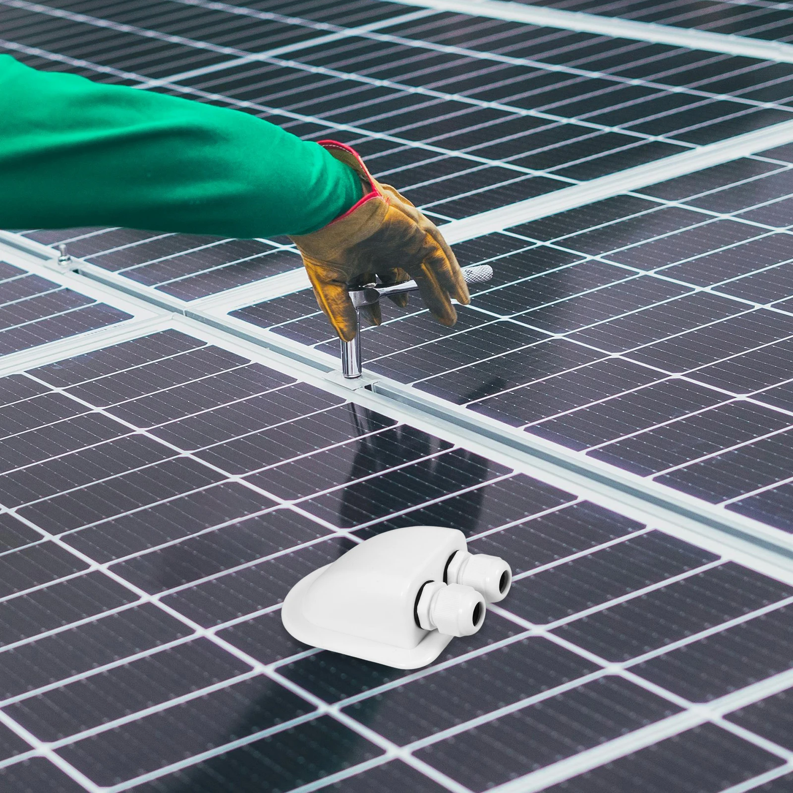 

Incoming Line Terminal Box Cable Solar Abs Double Solar-cable-entry-gland-housing