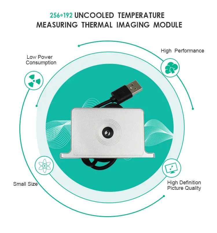 Uncooled Thermal Module with Body Temperature Camera Accurate Temperature Measurement for Public Services and Management Project