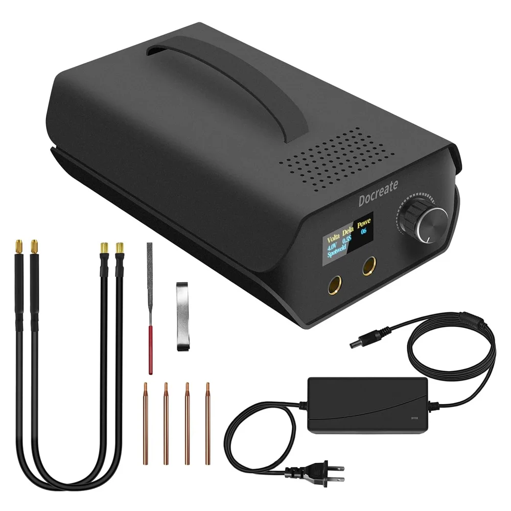 

120-ступенчатый аппарат для точечной сварки, конденсатор Фарада, портативный сварочный аппарат, точечный аппарат 3000F с ЖК-экраном, аккумулятор 18650, хранилище энергии 0,1-0,3 мм