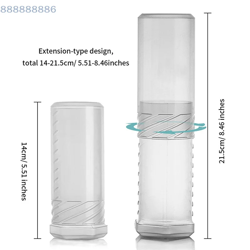 Compact Lightweight Shaving Brush Travel Case Durable Shave Brush Holder for Festival Boyfriend Easy Carry Tube for Men's Groomi