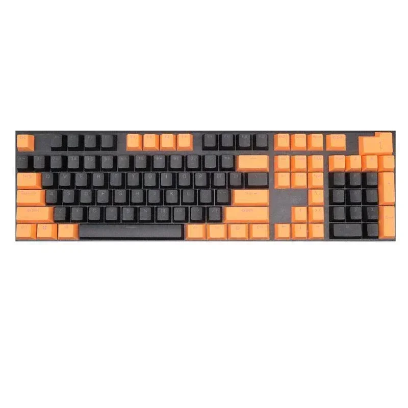 104 Key PBT Keycap Double-shot Green White XVX Keycaps Kit Backlit Cap For Wireless Mechanical Gaming keyboards