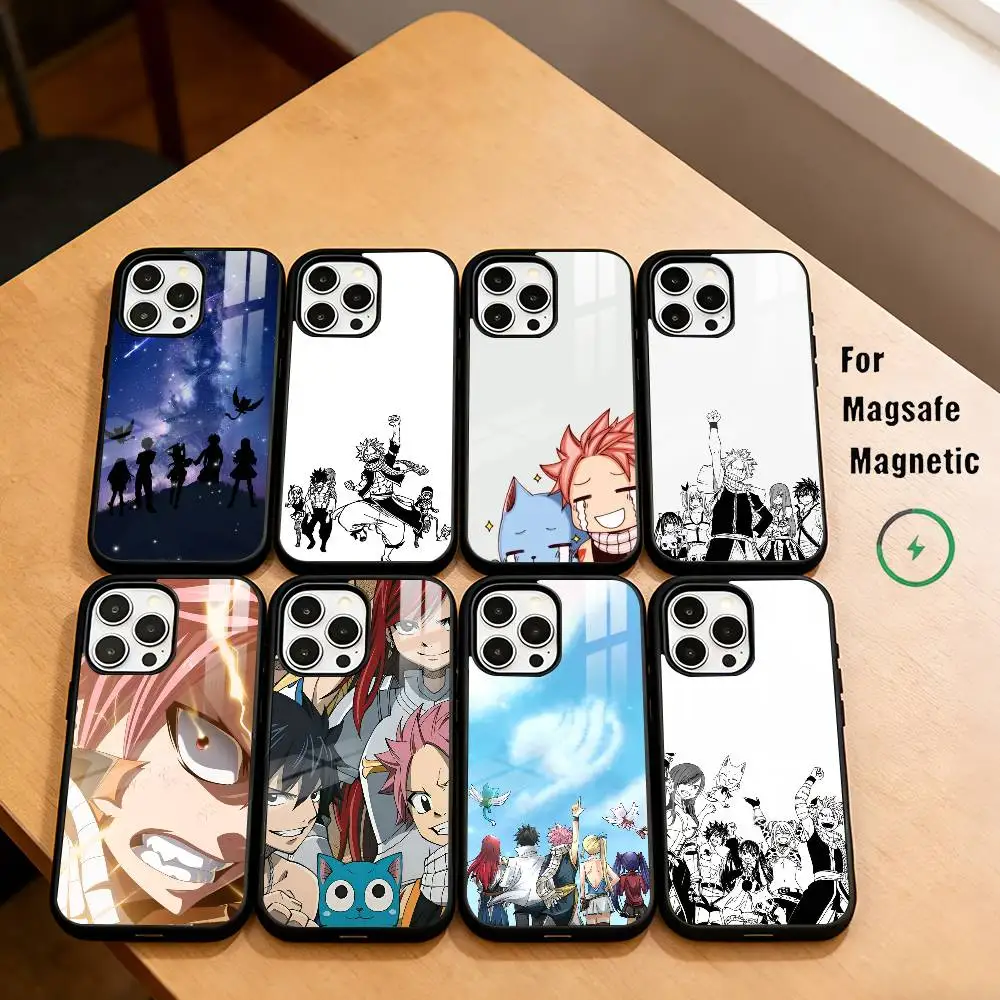 Good A-Anime F-Fairy Tail Phone Case Magnetic For Magsafe Wireless Charging For iPhone17,16,15,14,13,12,11 Plus,Pro
