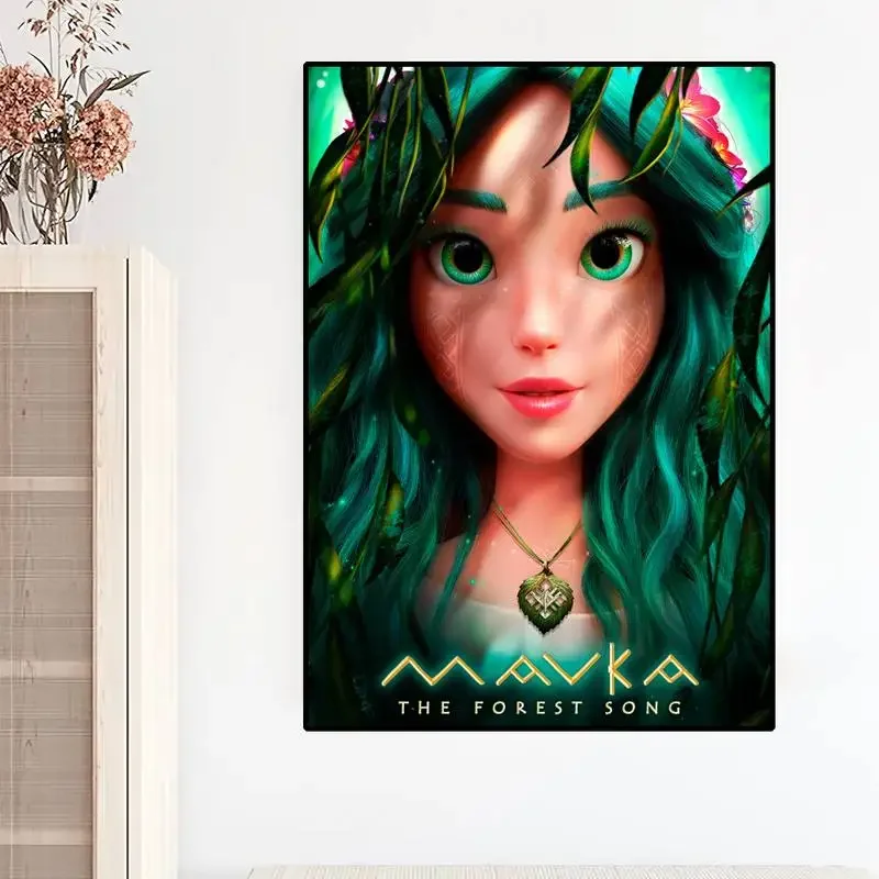 Cartoon Film Mavka The Forest Song POSTER Prints Wall Painting Bedroom Living Room Wall Sticker Small