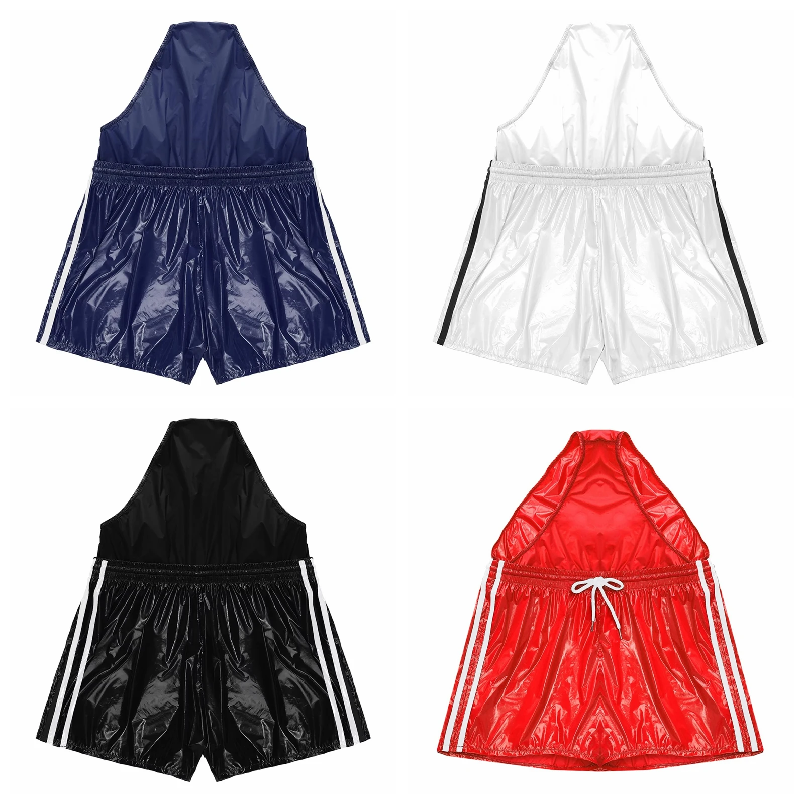 Mens Boxer Short Swim Trunks Shorts Drawstring Swimwear Waterproof Swimming Shorts Built-in Briefss Wrestling Gym Sports Wear