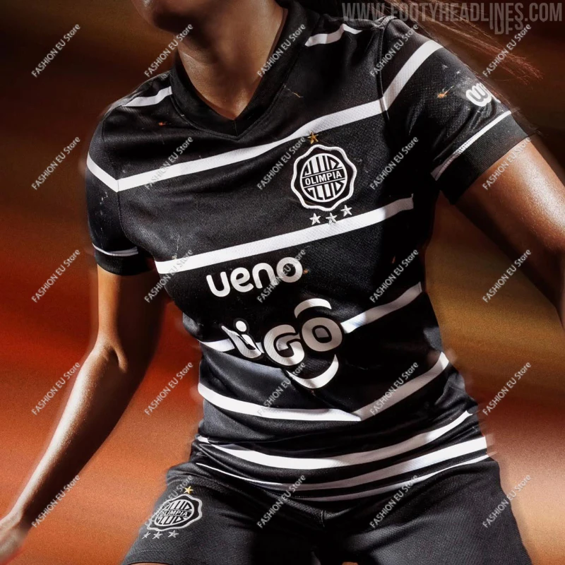 Nuevo Club Olimpia 2025 Kits de local y visitante vestido de partido de fútbol Camiseta deportiva para hombre tejido de punto transpirable fútbol manga corta