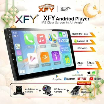 XFY 9 10 Polegadas 1280*720 Automotive Multimedia Video Player Volkswagen Nissan Hyundai Kia Toyota Universal Stereo Radio GPS