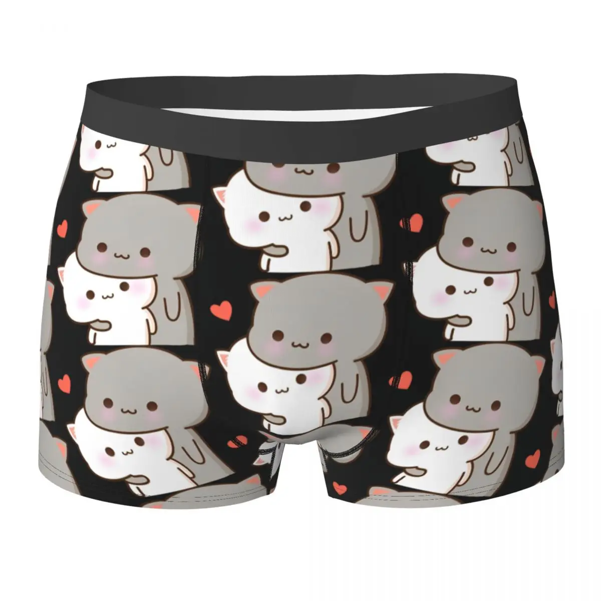 

Cute Panda Bear Bubu Dudu Fun Love Power Underwear Men Panties Customs Classic Boxershorts Hot Boxer Brief Large Size