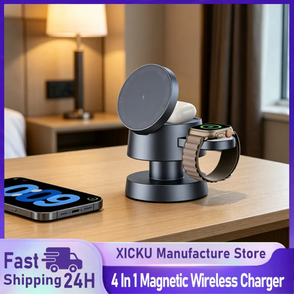 15wナイトライト付きマグセーフ対応ワイヤレス充電器-iphone-17-16-pro-max-15-14-13-12-apple-watch-11-airpods-pro急速充電対応