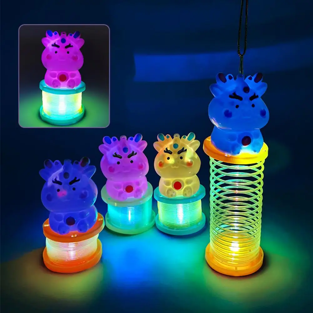 

Rainbow Circle Funny Toys Portable Cute Pet Lantern Dragon Design Handheld Festival Lantern For Children Creative Magical Toys