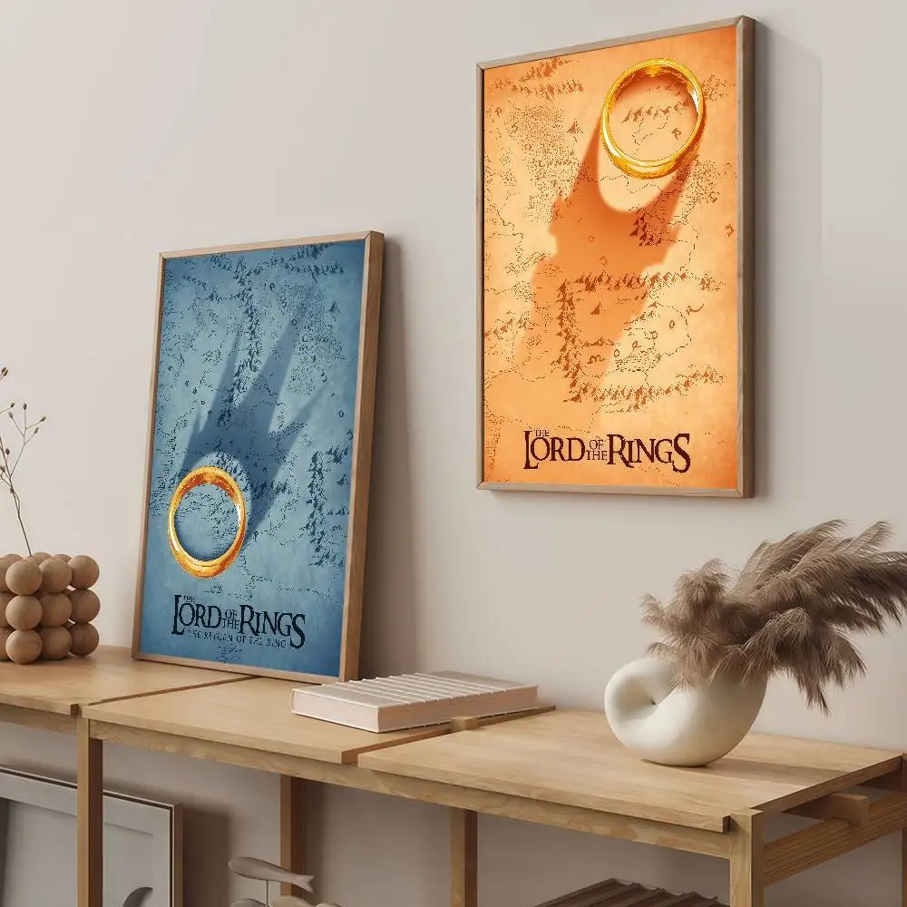 ملصق الفيلم الساخن L-Lord of the R-خواتم مناسب للمنزل وغرفة المعيشة وغرفة النوم والمكتب والبار ملصق تزيين