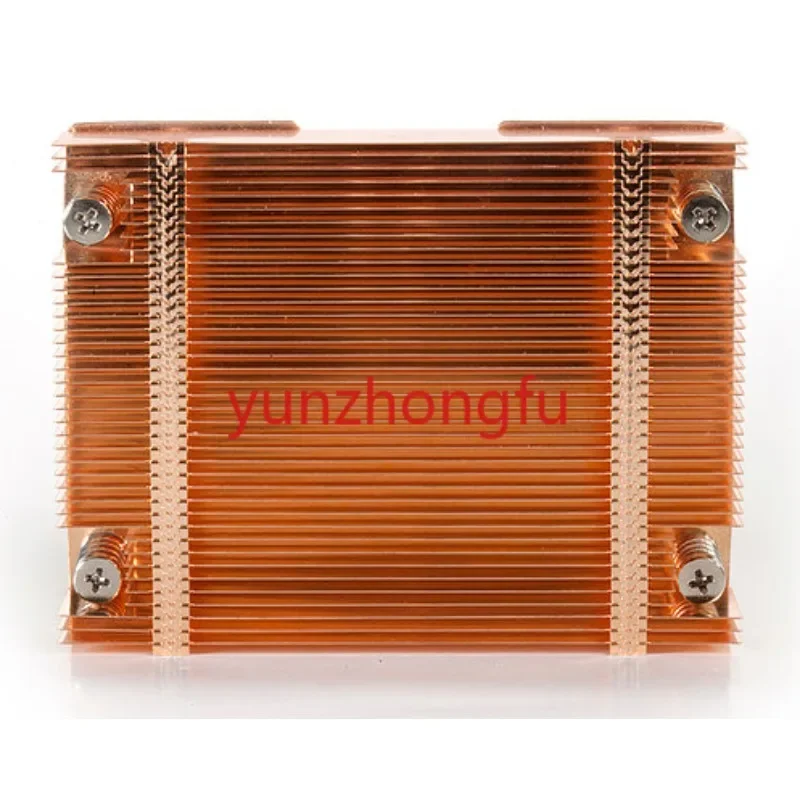 1U pure copper soaking plate server heat sink itx ultra-thin computer desktop fan T086