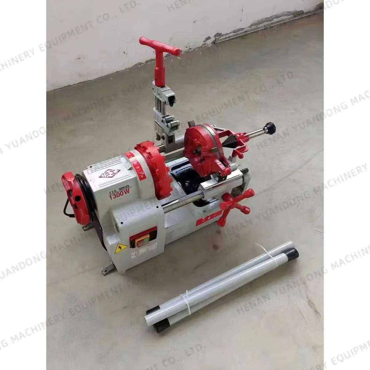 

220V Galvanized Steel Pipe Threading Machine 1/2-2" SS Pipe Threading Machine