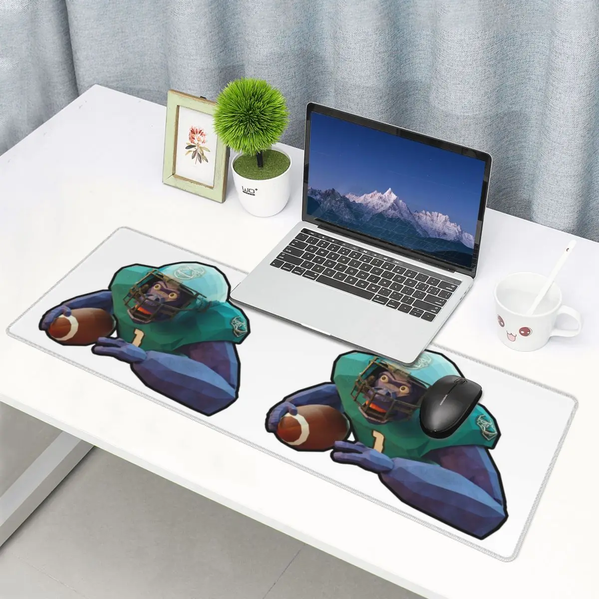 Large Mouse Pad Animal Company VR Game Football Monkey Gamer PC Laptop Mats Keyboard Carpet Computer Gaming Office Desk Mat