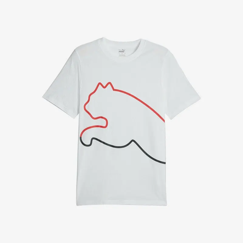 

Оригинальная мужская дышащая футболка Puma с большим принтом логотипа, для спорта и отдыха, с короткими рукавами, 680275-02