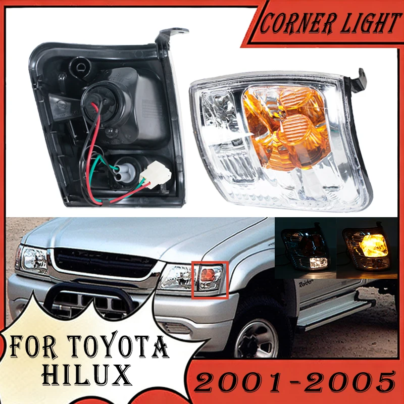 For Toyota Hilux 2001 2002 2003 2004 2005 Corner Lamp Wide light Turn Signal lamp Headlamp Car Front Corner Light Indicator
