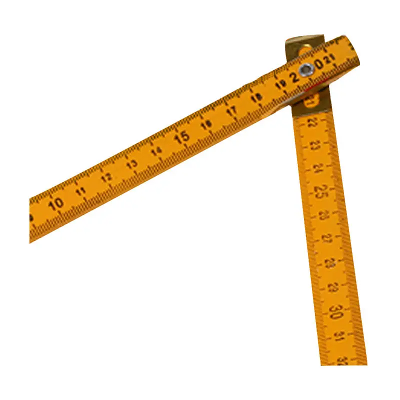 Portable Carpenter Wooden Folding Ruler 200Cm/79Inch