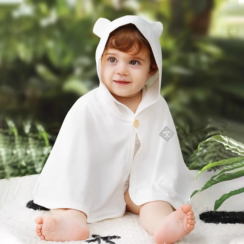 Children's Sunscreen Clothes Summer New Baby Ice Silk Shawl Baby Sunscreen Cape